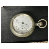 Antique Waltham railroad pocket watch