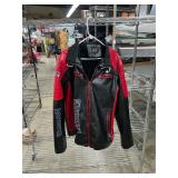 Leather patriots jacket
