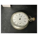 17 jewel American Waltham pocket watch running