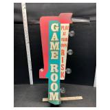 Metal sign