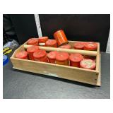 Toolbox with tins
