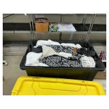 Tote with crib bedding and harness