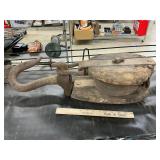 Antique pulley
