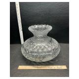 Very heavy crystal vase