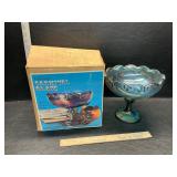 Carnival glass bowl
