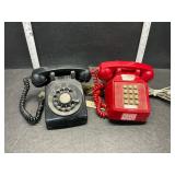 2 vintage phones