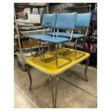Vintage table and 4 chairs