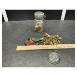 Jar with pins