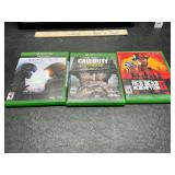 3 XBOX GAMES