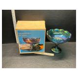 Carnival glass bowl