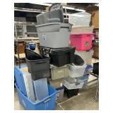 Large lot of totes