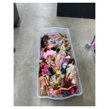 Large lot of dolls