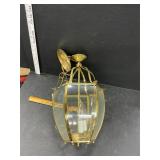 Brass light fixture