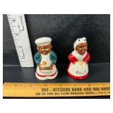 Black Americana salt and pepper