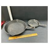 Cast iron pans