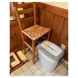 Stool and paper shredder