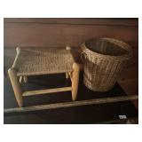 Stool and basket