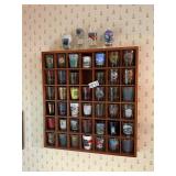 Shot glasses and shelf