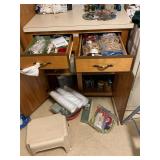 Drawers and cabinet contents