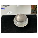 Jar with 35 grams sterling silver lid