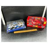 2 die cast cars
