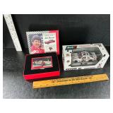 Die cast car and cards