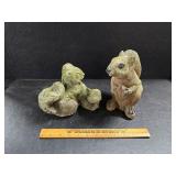 Concrete squirrels
