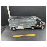 Car hauler with cars