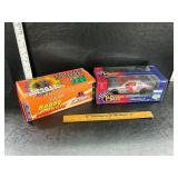 2 die cast cars