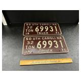 2 1971 SC tags
