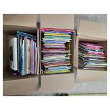 3 boxes of kids books