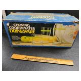Mid Century glasses Corning Coordinates Corelle