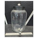 Glass drink dispenser Glass drink dispenser