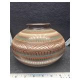 Signed Navajo pottery Signed Navajo pottery