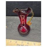 Blenko style crackled vase Blenko style crackled vase