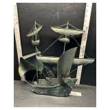 Metal ship wall art Metal ship wall art