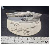 New England Celebrity shoot out signed visor New England Celebrity shoot out signed visor