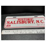 1979 Salisbury tag 1979 Salisbury tag