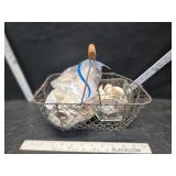 Basket and contents Basket and contents