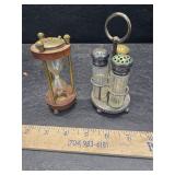Vintage timer and condiment set Vintage timer and condiment set