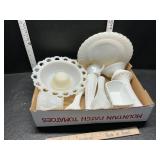 Milk glass lot Milk glass lot