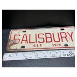 1970 Salisbury tag 1970 Salisbury tag