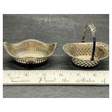 2 sterling silver baskets 41grams 2 sterling silver baskets 41grams