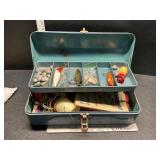 Tackle box and contents Tackle box and contents