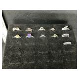Sterling silver rings