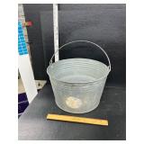 Galvanized bucket