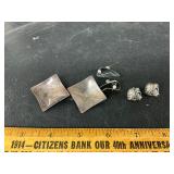 Sterling silver earrings