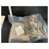 Star Bucks bags and stir sticks