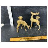 Brass candle holders