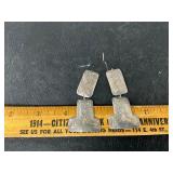 Sterling silver earrings